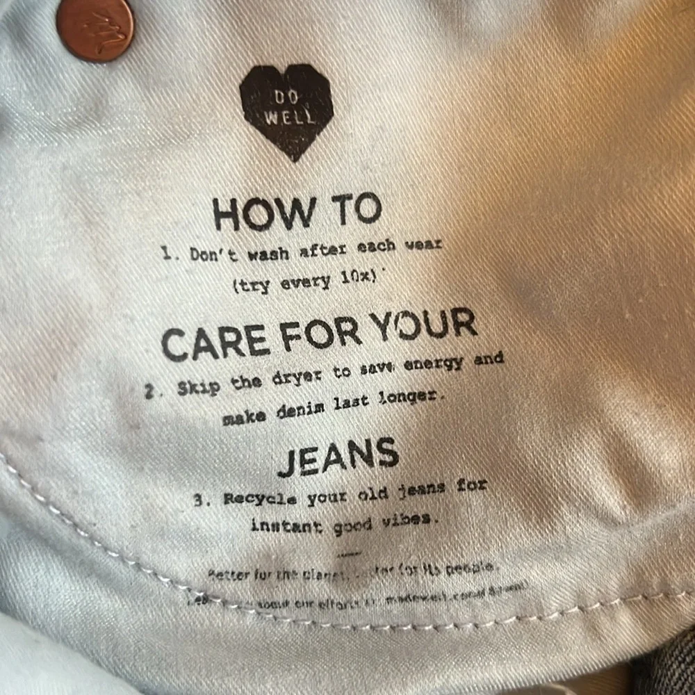 Madewell relaxed denim shorts Size: 30 Color: blue